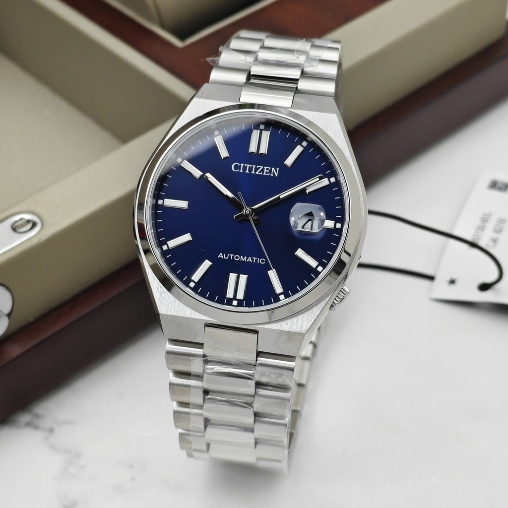 Đồng Hồ Nam Citizen Automatic Tsuyosa Mechanical Blue NJ0150-81L&nbsp;Size 40mm Mặt Xanh Dương