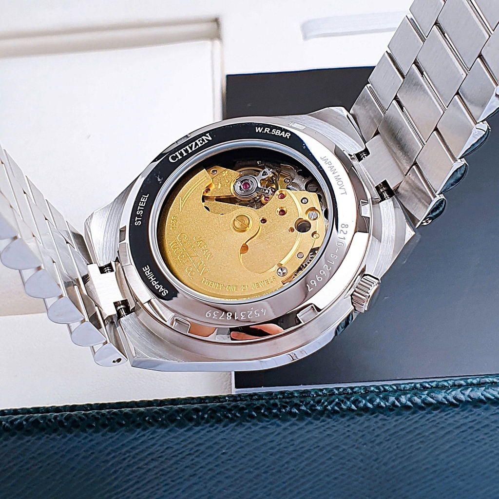 Đồng Hồ Nam Citizen Tsuyosa Automatic Mechanical Black Multiple NJ0151-53E Size 40mm