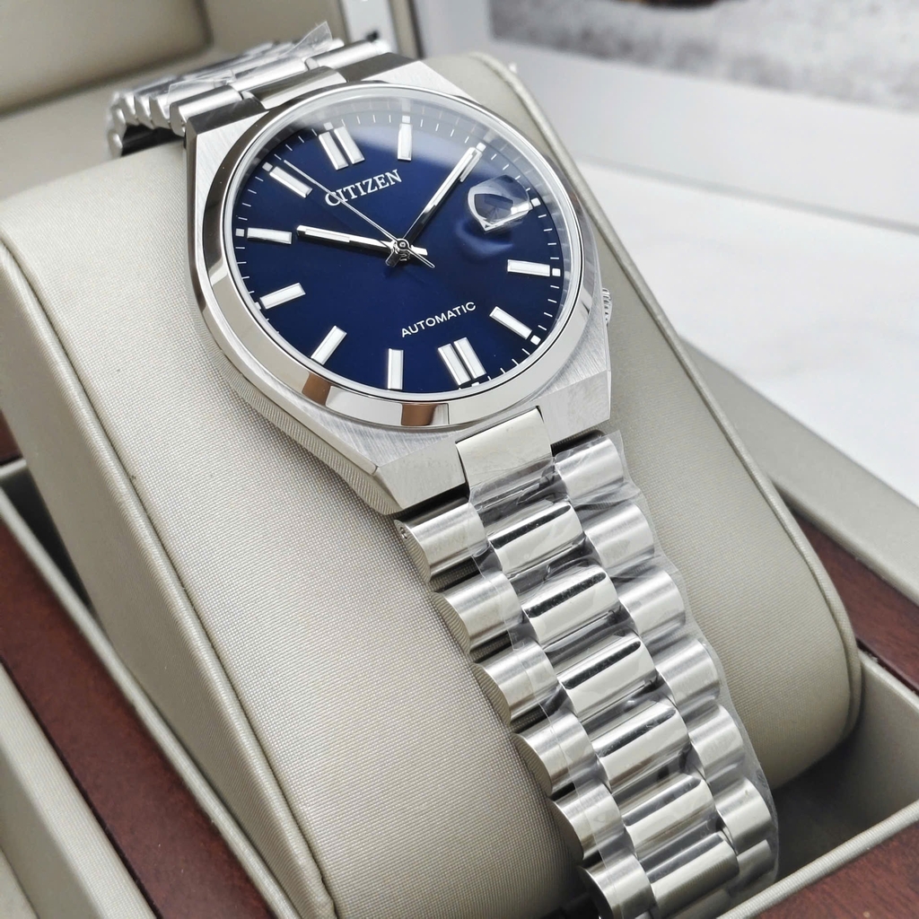 Đồng Hồ Nam Citizen Automatic Tsuyosa Mechanical Blue NJ0150-81L&nbsp;Size 40mm Mặt Xanh Dương