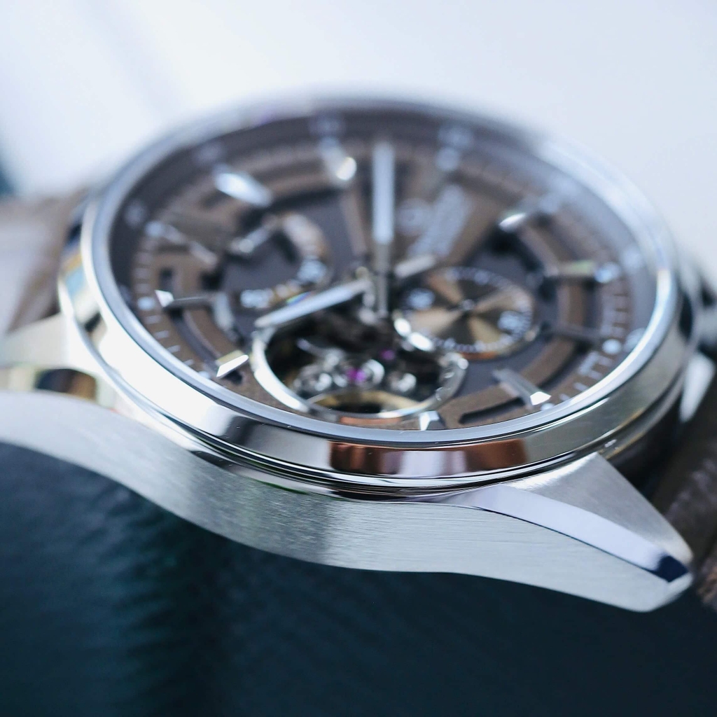 Đồng Hồ Nam Orient Star Skeleton Joker RK-AV0139Y Automatic Dây Da Nâu Size 41mm