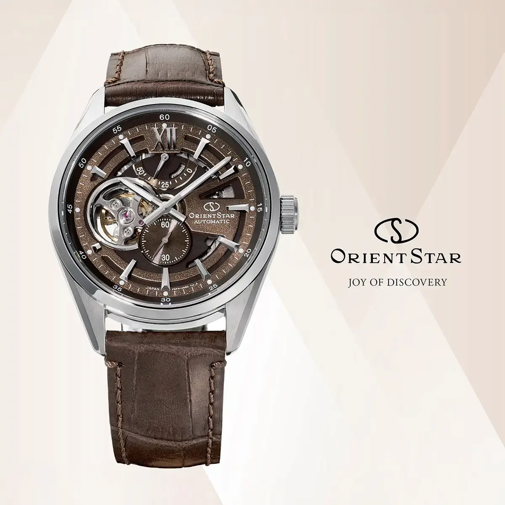 Đồng Hồ Nam Orient Star Skeleton Joker RK-AV0139Y Automatic Dây Da Nâu Size 41mm