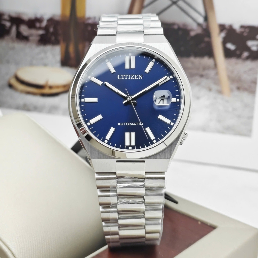 Đồng Hồ Nam Citizen Automatic Tsuyosa Mechanical Blue NJ0150-81L&nbsp;Size 40mm Mặt Xanh Dương