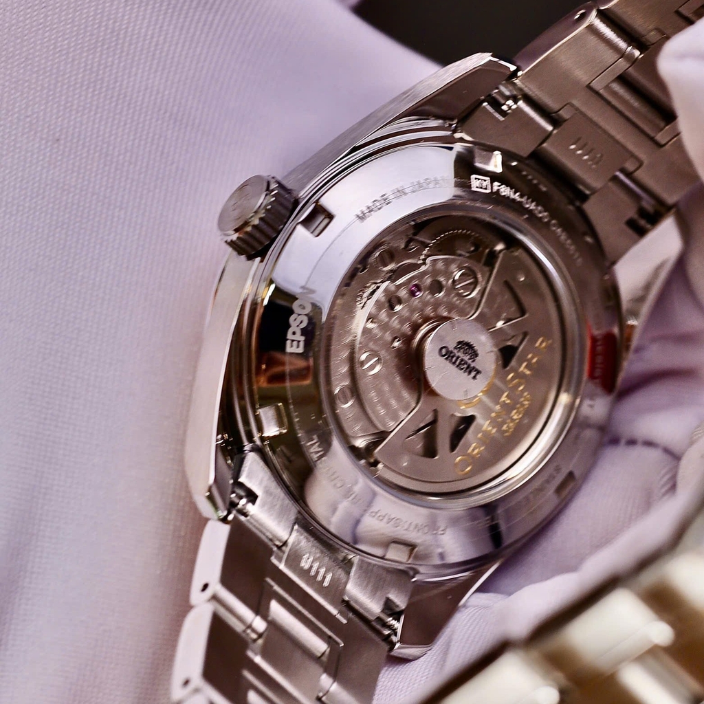 Đồng Hồ Nam Orient Star RE-AU0108G00B Automatic Size 38.5mm Màu Cam Đất