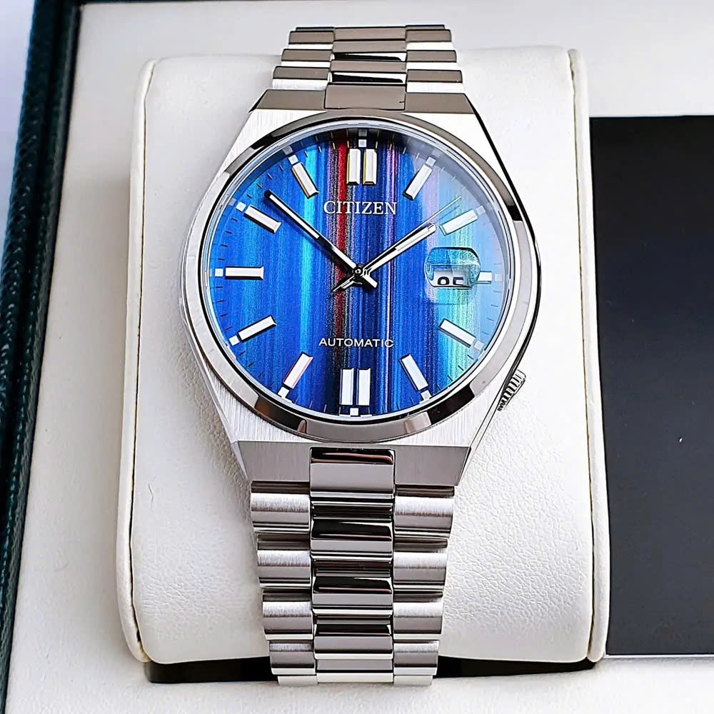 Đồng Hồ Nam Citizen Tsuyosa Automatic Mechanical Blue Multiple NJ0151-53W Size 40mm