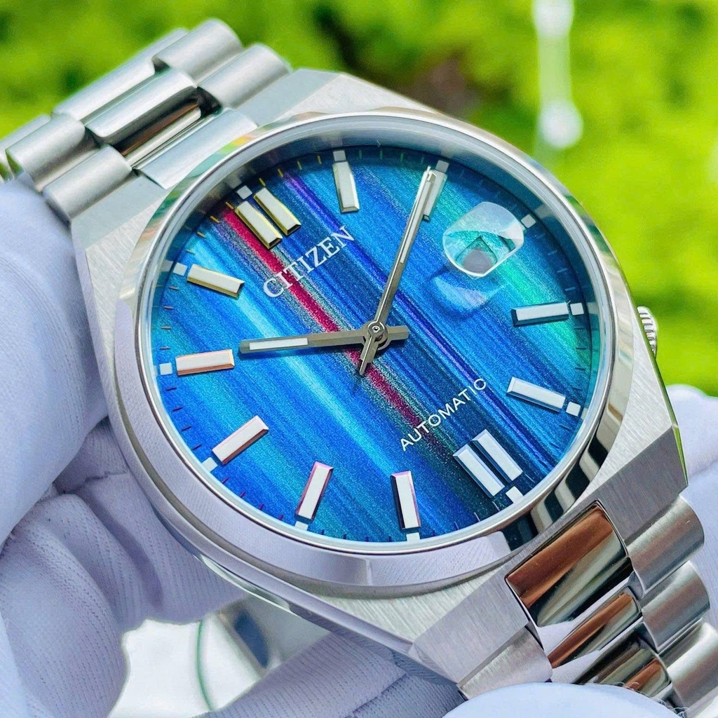 Đồng Hồ Nam Citizen Tsuyosa Automatic Mechanical Blue Multiple NJ0151-53W Size 40mm