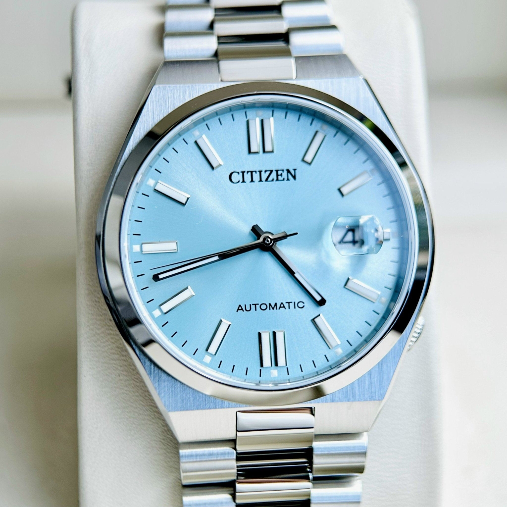 Đồng Hồ Nam Citizen Automatic Tsuyosa Mechanical Ice Blue NJ0151-88M Size 40mm