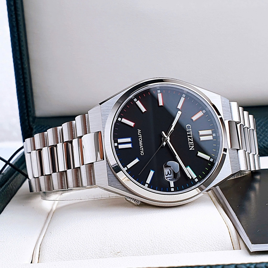 Đồng Hồ Nam Citizen Tsuyosa Automatic Mechanical Black Multiple NJ0151-53E Size 40mm