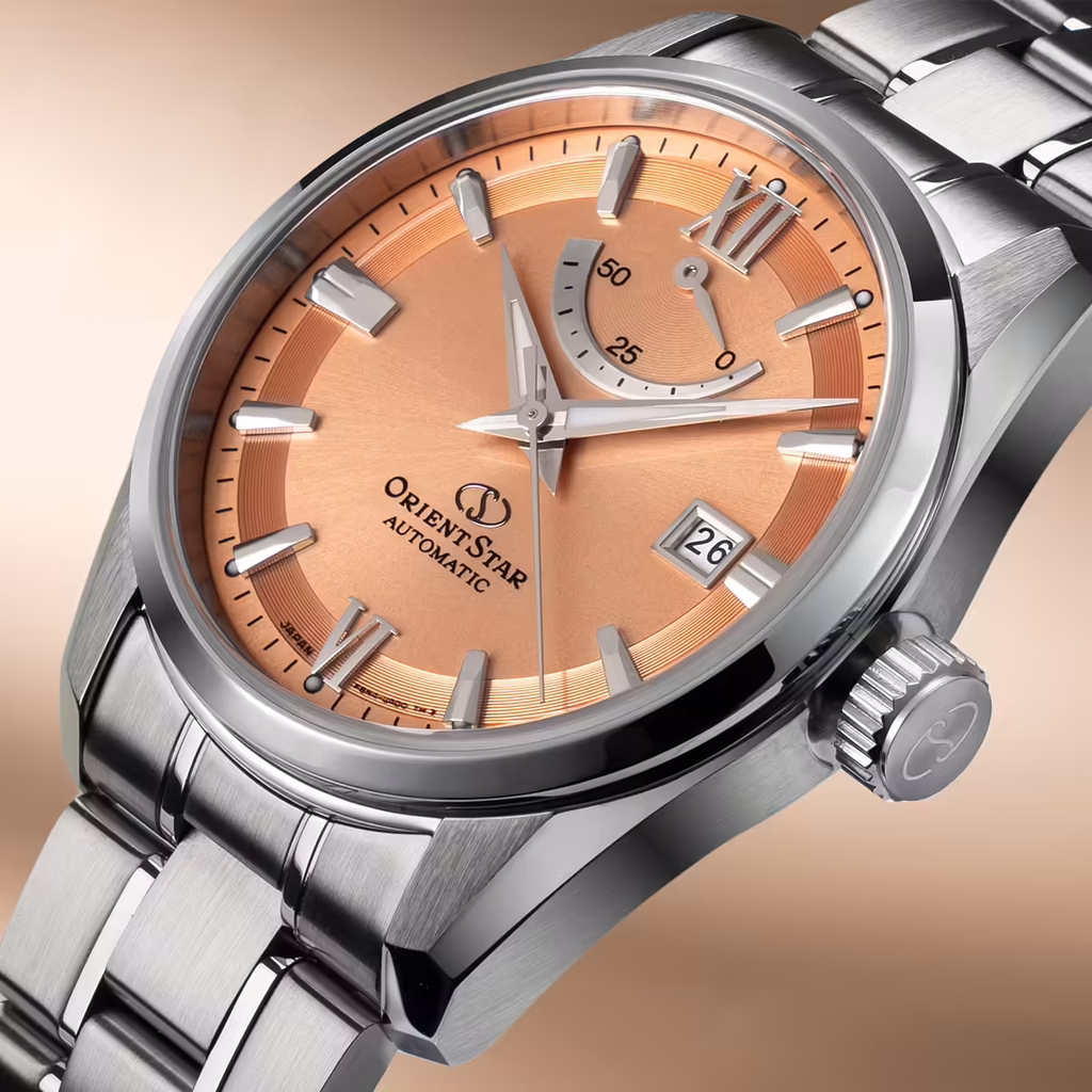 Đồng Hồ Nam Orient Star RE-AU0108G00B Automatic Size 38.5mm Màu Cam Đất