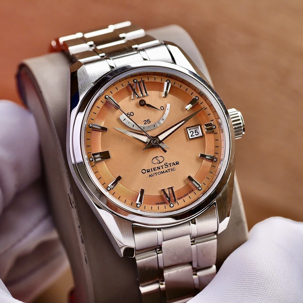 Đồng Hồ Nam Orient Star RE-AU0108G00B Automatic Size 38.5mm Màu Cam Đất