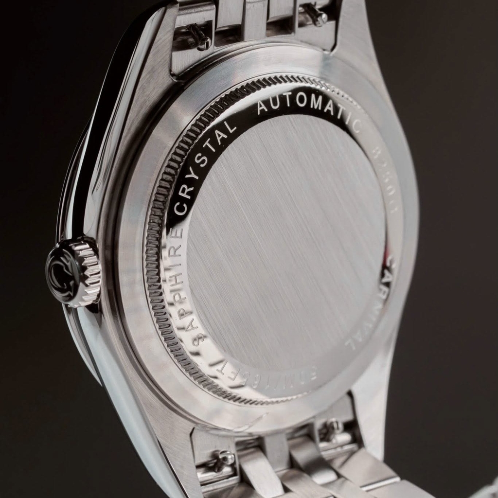 Đồng Hồ Nam Carnival 8250G-VT-X Automatic Dây Thép Bạc Mặt Xanh Dương Size 38mm