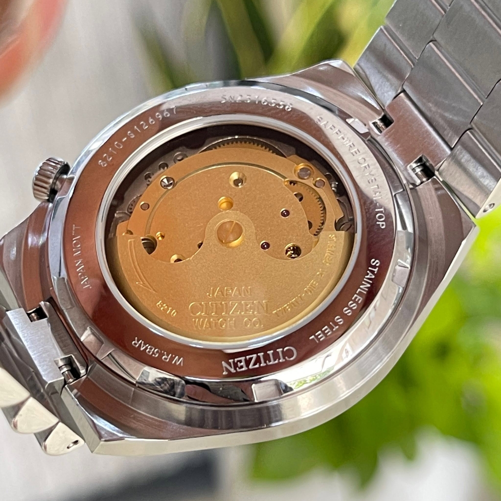 Đồng Hồ Nam Citizen Tsuyosa Automatic Mechanical Beige NJ0151-88W Size 40mm