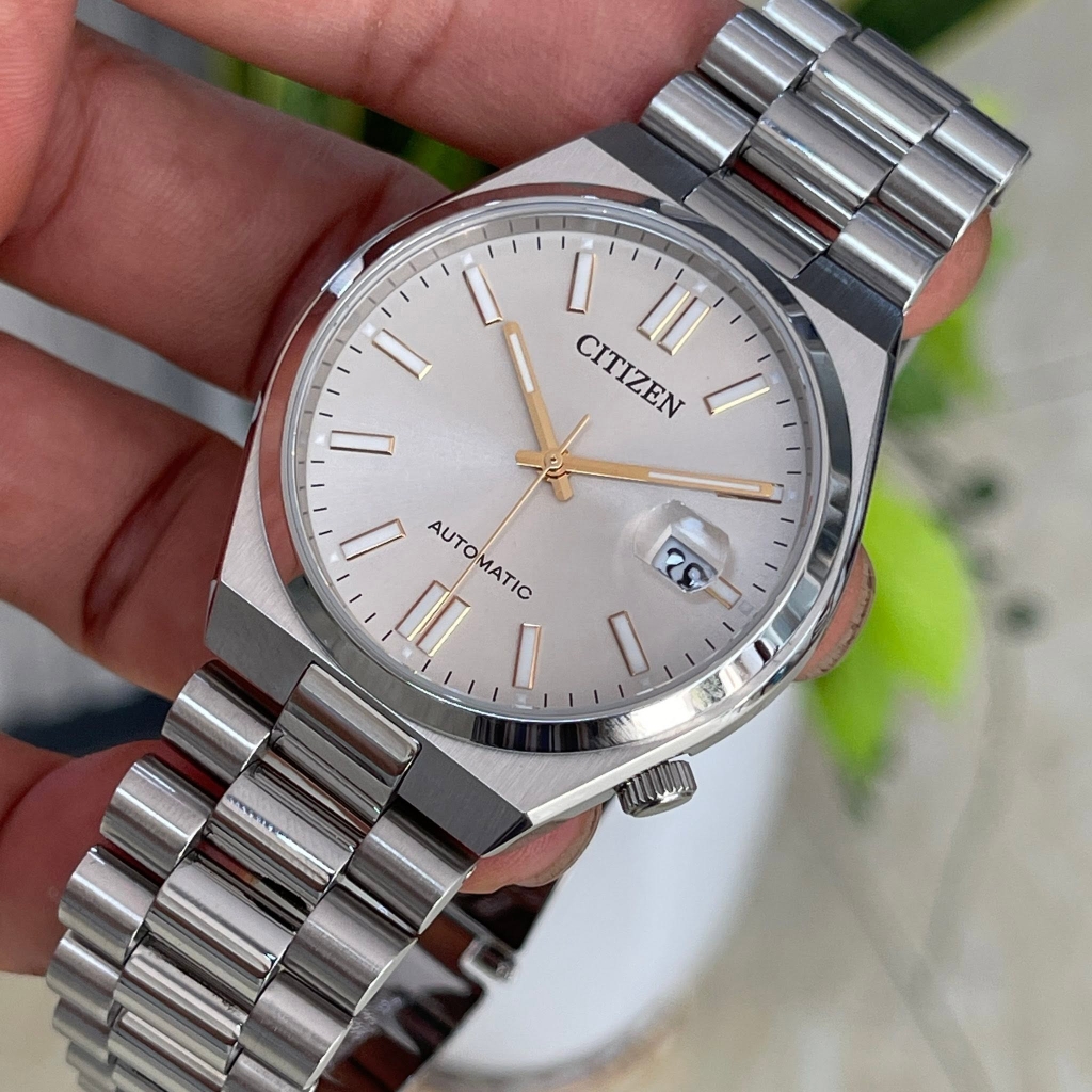 Đồng Hồ Nam Citizen Tsuyosa Automatic Mechanical Beige NJ0151-88W Size 40mm