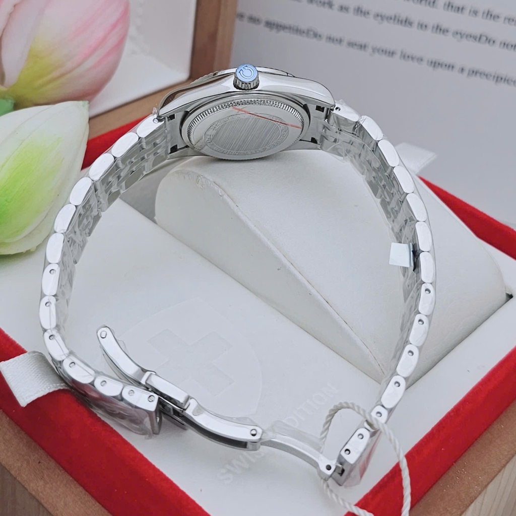 Đồng Hồ Nữ Carnival 8131L-VT-HK Dây Thép Bạc Mặt Xà Cừ Hồng Size 30mm Quartz Japan