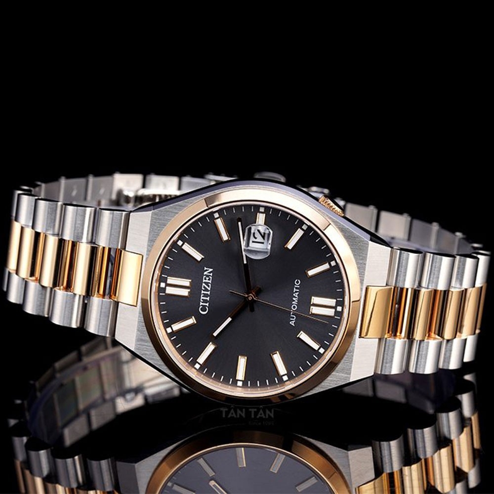 Đồng Hồ Nam Citizen Tsuyosa Automatic Mechanical Demi Rose Black NJ0154-80H Size 40mm