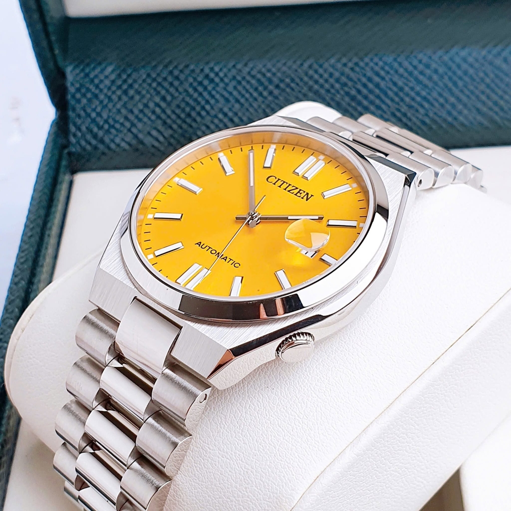 Đồng Hồ Nam Citizen Tsuyosa Automatic Mechanical Yellow NJ0150-81Z ( NJ0150 ) Size 40mm