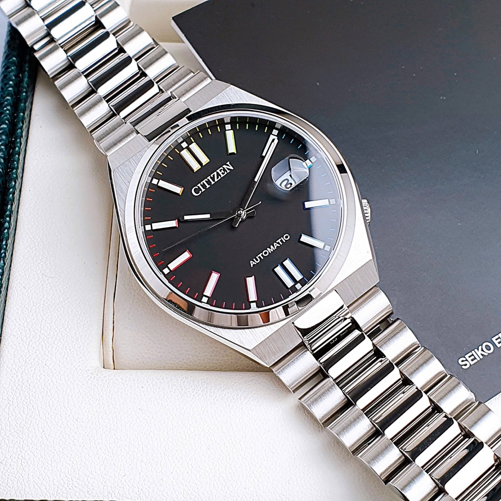 Đồng Hồ Nam Citizen Tsuyosa Automatic Mechanical Black Multiple NJ0151-53E Size 40mm