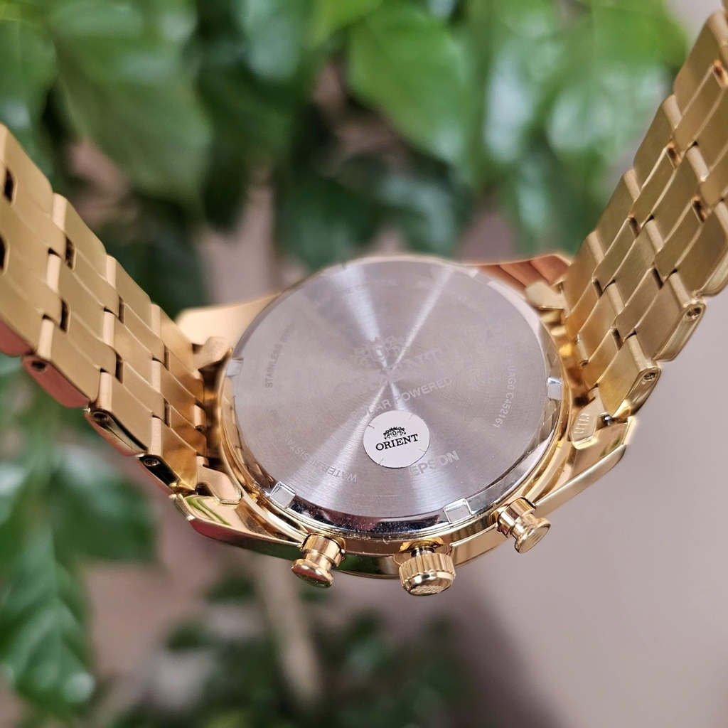 Đồng Hồ Nam Orient Quartz Solar Contemporary Chronograph RA-TX0301G10B Size 40mm