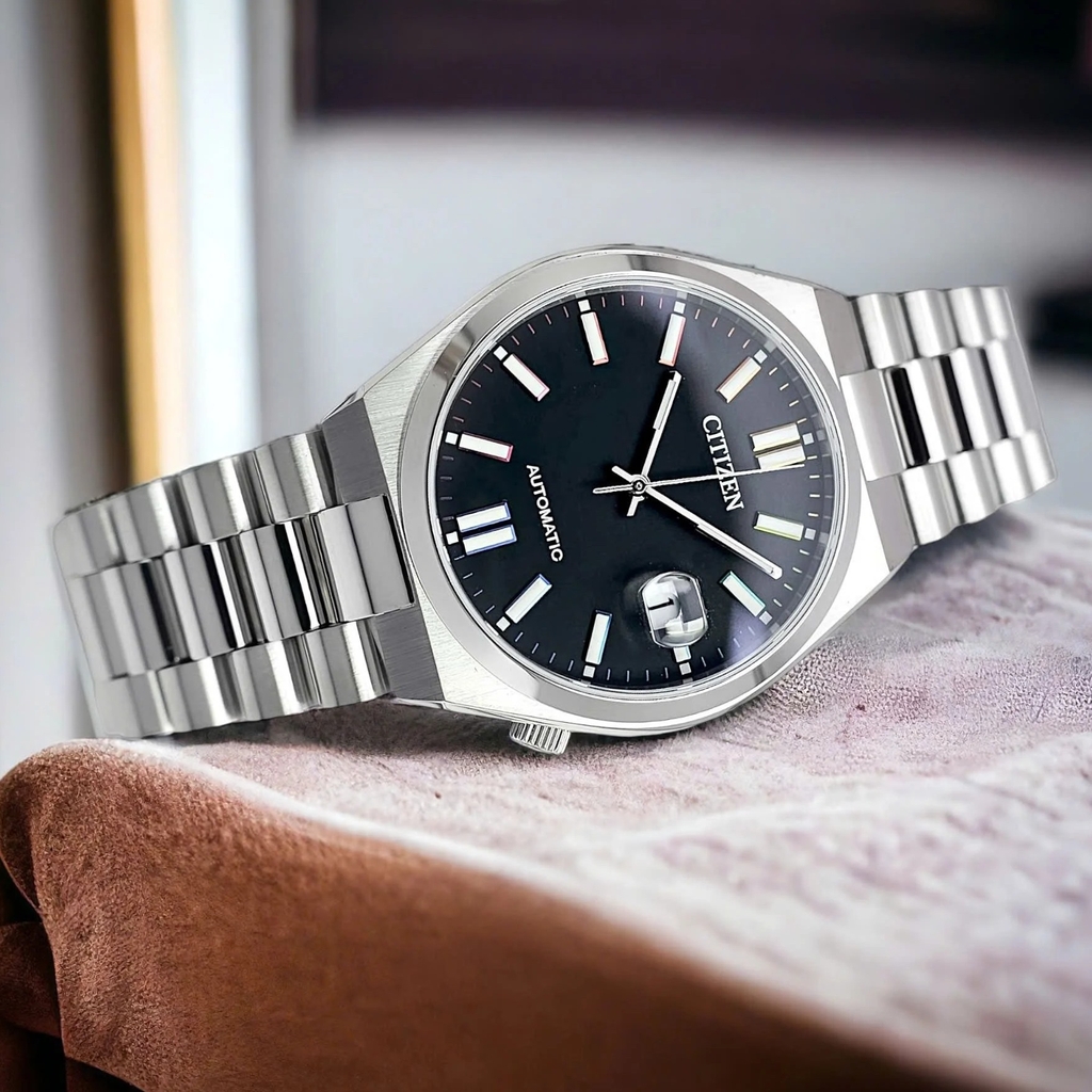 Đồng Hồ Nam Citizen Tsuyosa Automatic Mechanical Black Multiple NJ0151-53E Size 40mm