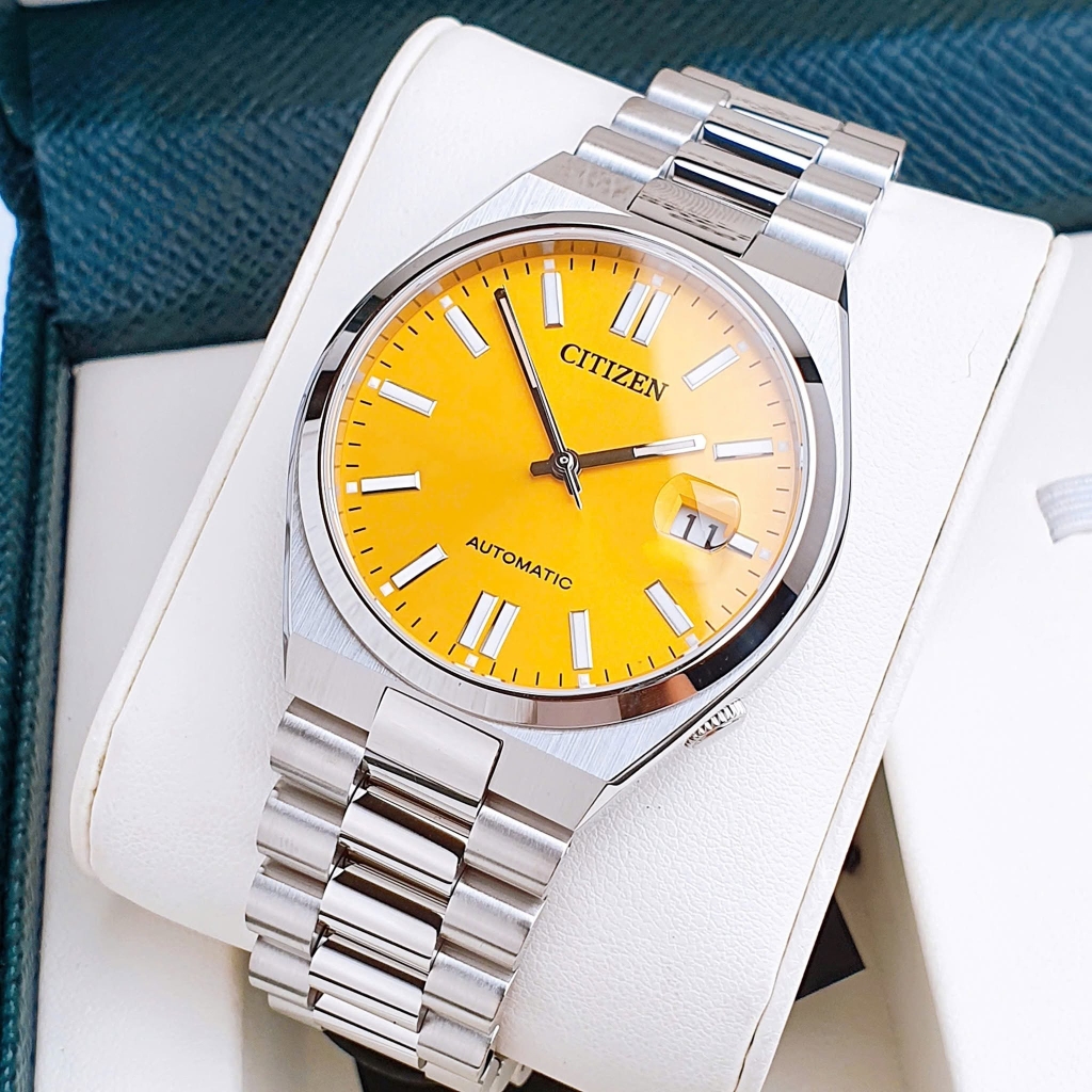 Đồng Hồ Nam Citizen Tsuyosa Automatic Mechanical Yellow NJ0150-81Z ( NJ0150 ) Size 40mm