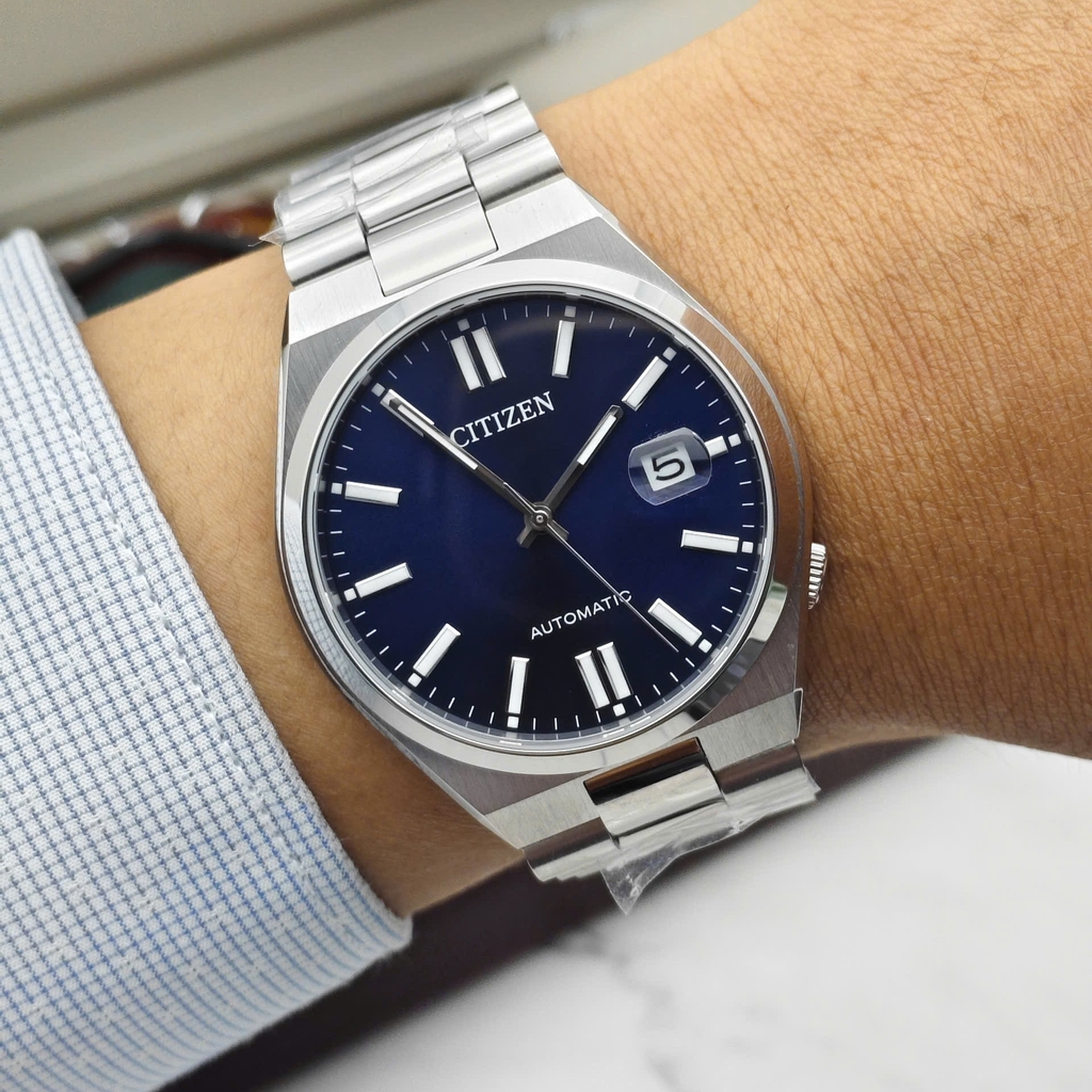 Đồng Hồ Nam Citizen Automatic Tsuyosa Mechanical Blue NJ0150-81L&nbsp;Size 40mm Mặt Xanh Dương