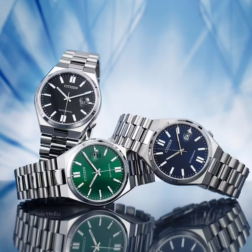 Đồng Hồ Nam Citizen Automatic Tsuyosa Mechanical Blue NJ0150-81L&nbsp;Size 40mm Mặt Xanh Dương