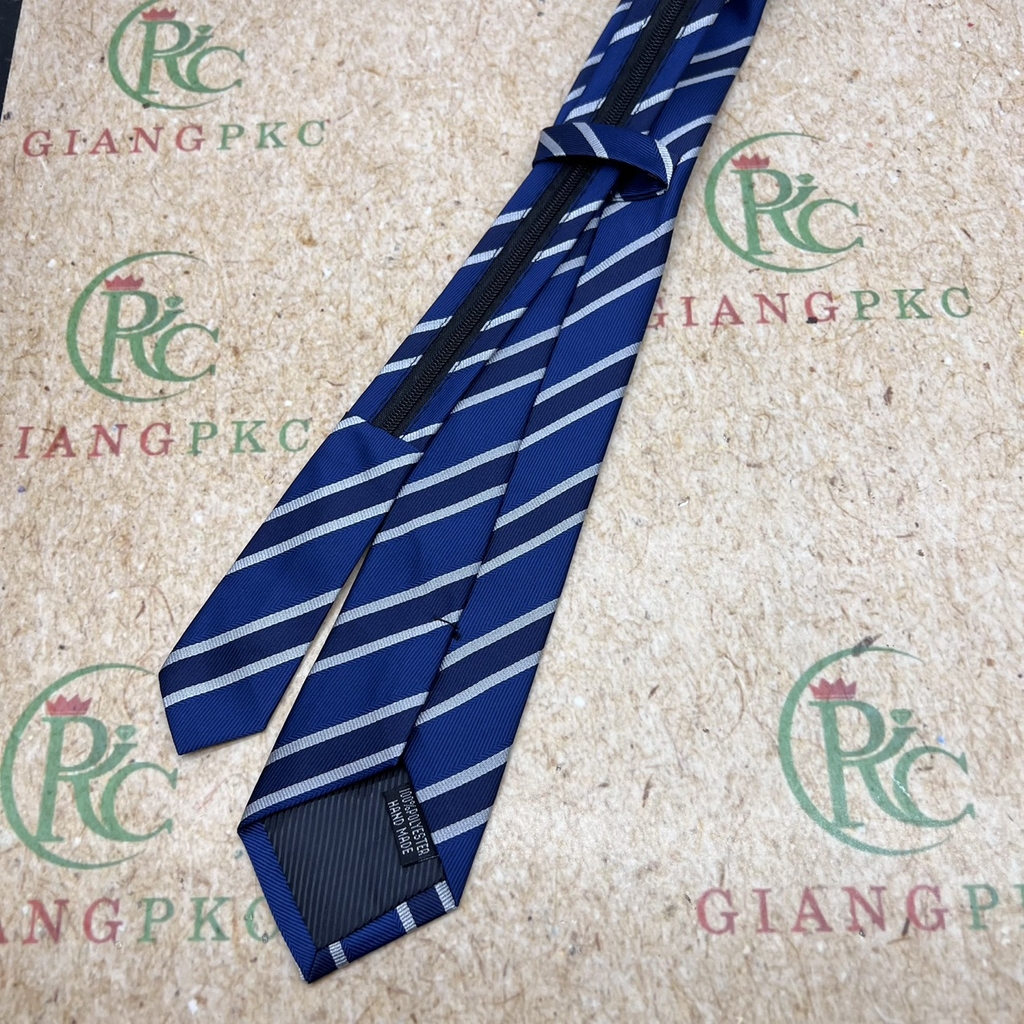 Cà vạt nam thanh niên TP HCM cao cấp 6cm thắt sẵn dây kéo đồng bộ xanh đen đẹp Giangpkc 2022  giangpkc-phu-kien-thoi-trang