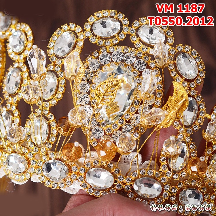 Phụ kiện cưới Giang - vương miện cô dâu lớn