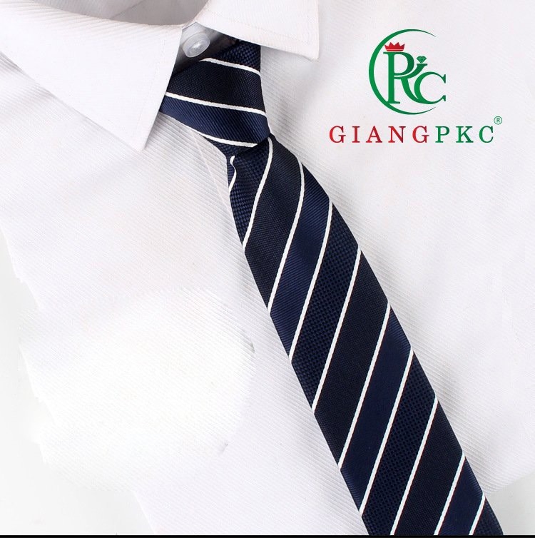 Cà vạt nam thanh niên TP HCM cao cấp 6cm thắt sẵn dây kéo đồng bộ xanh đen đẹp Giangpkc 2022  giangpkc-phu-kien-thoi-trang