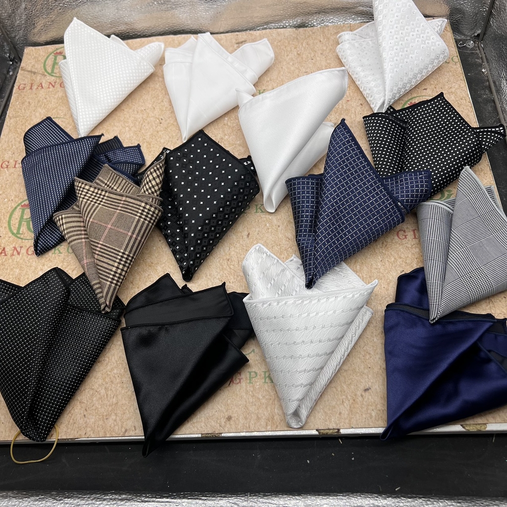 Khăn cài túi áo comle - Vest các tiệm áo cưới hay dùng Giangpkc  20x20cm giangpkc-phu-kien-thoi-trang
