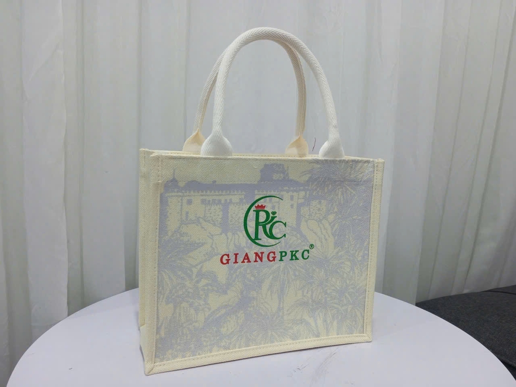 QUÀ TẶNG Túi tote đay  có khóa kéo GIANGPKC  giangpkc-phu-kien-thoi-trang