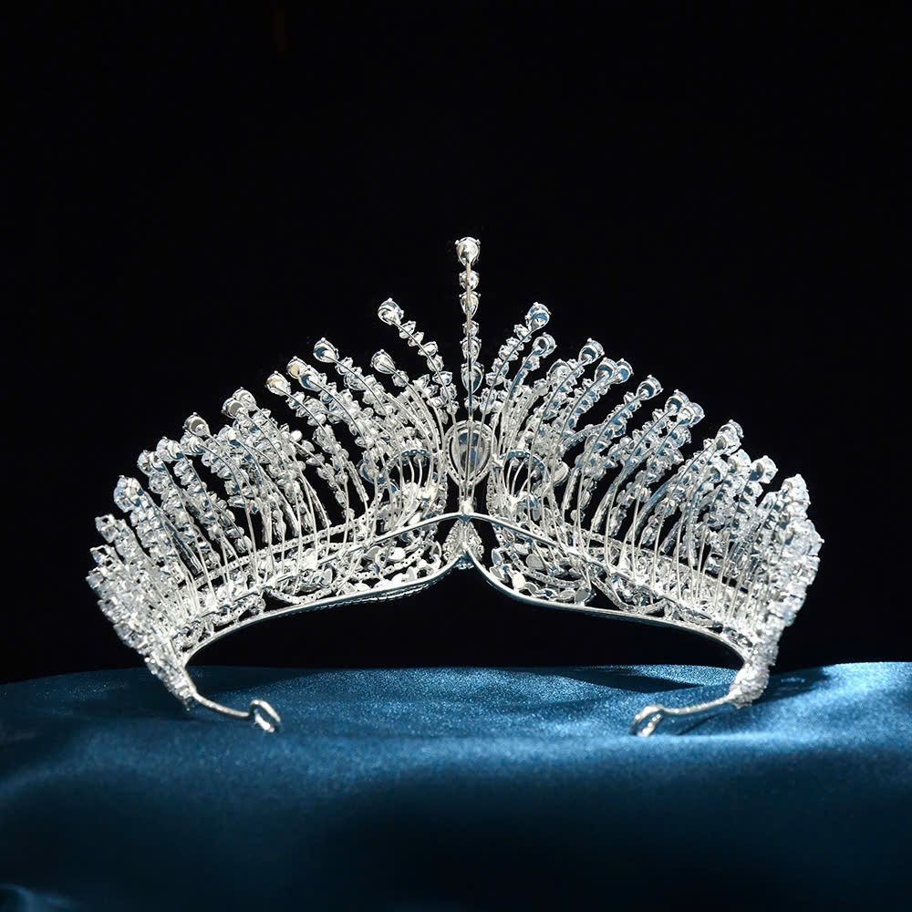 Vương miện cô dâu cao cấp đá zincon  giangpkc-phu-kien-thoi-trang cao 9.5 cm  mới 2025