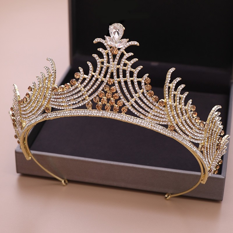 Vương miện mới 2019 cho cô dâu phụ kiện cưới Giang