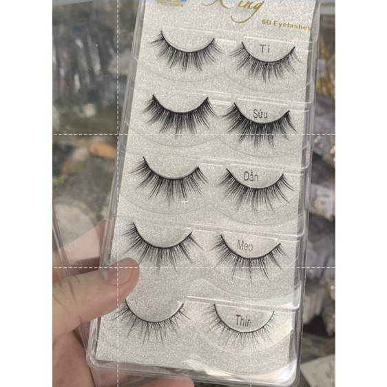 Mi Giả 6D King cho tuần năng động hộp 5 cặp Giangpkc HCM