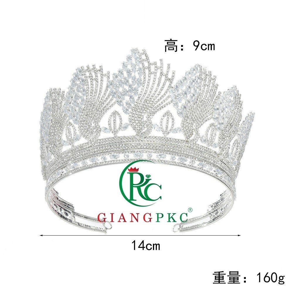 Vương Miện Hoa Khôi Cao 9cm Phượng Đính Đá Giangpkc 2023 - Thời Trang Tinh Hoa và Sang Trọng  giangpkc-phu-kien-thoi-trang