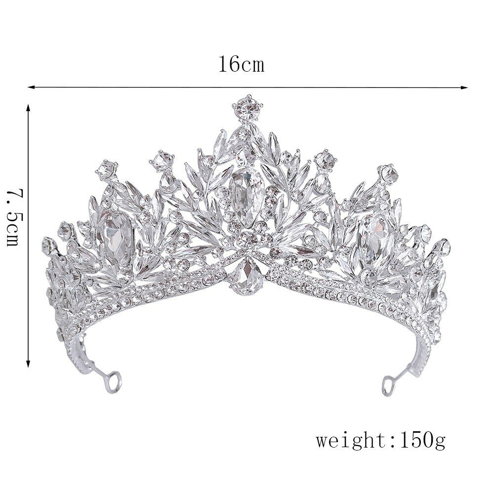 Vương miện cô dâu đính đá cao 7.5cm Giangpkc 6-2023  giangpkc-phu-kien-thoi-trang