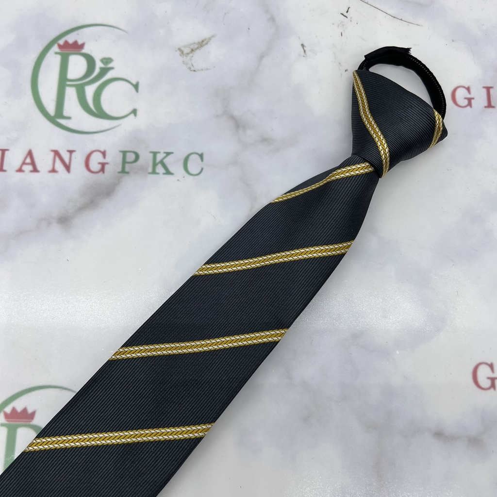 Cà vạt nam thắt sẵn 6cm dây kéo tiện lợi dùng cho thanh niên Giangpkc  giangpkc-phu-kien-thoi-trang