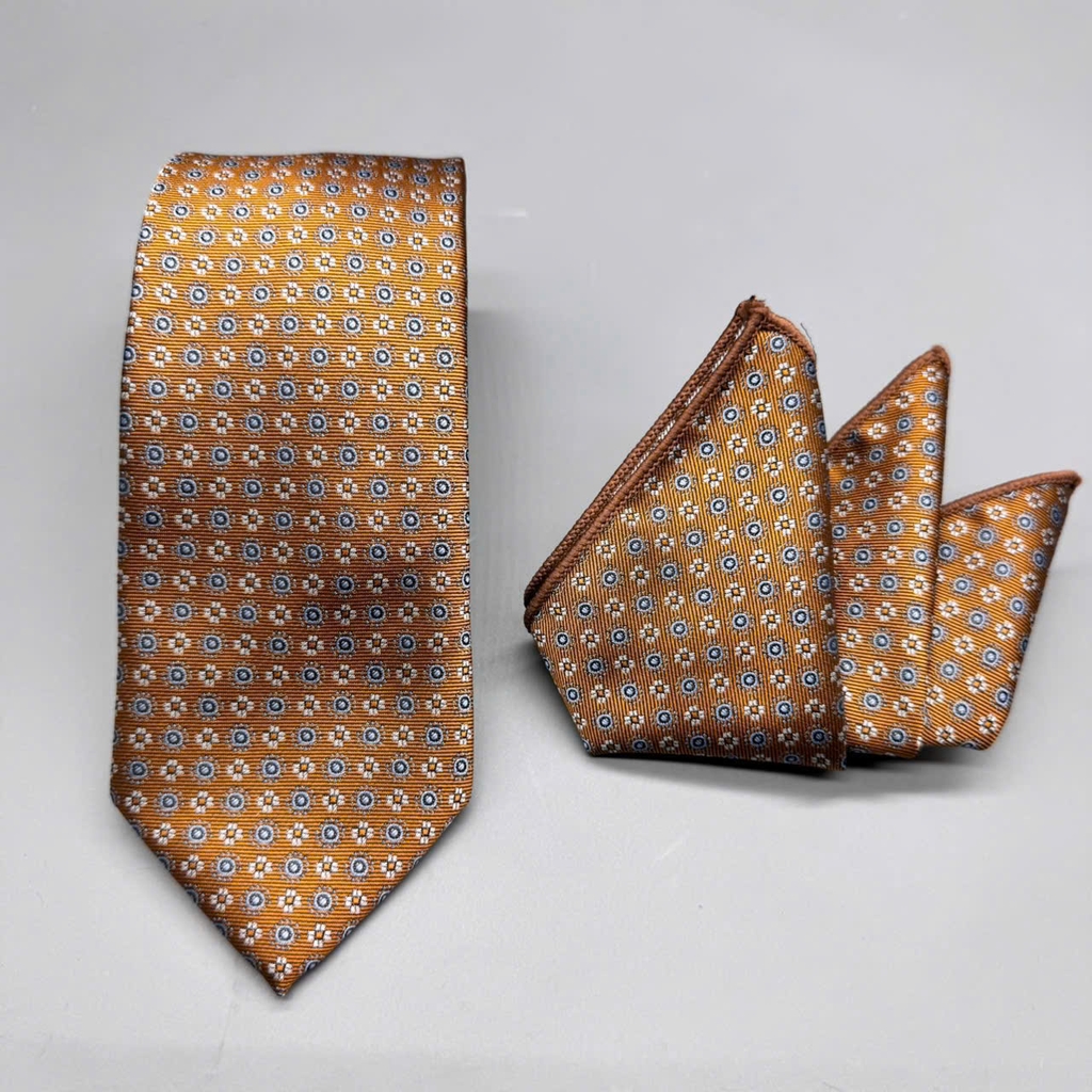 Combo khăn và cà vạt 7cm cao cấp mùa tết 2025  giangpkc-phu-kien-thoi-trang