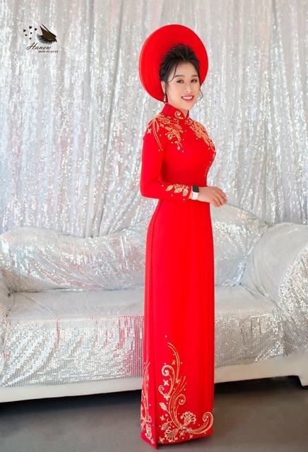Phụ kiện cưới Giang - khăn Đống cổ điển chất liệu vải 35 tầng