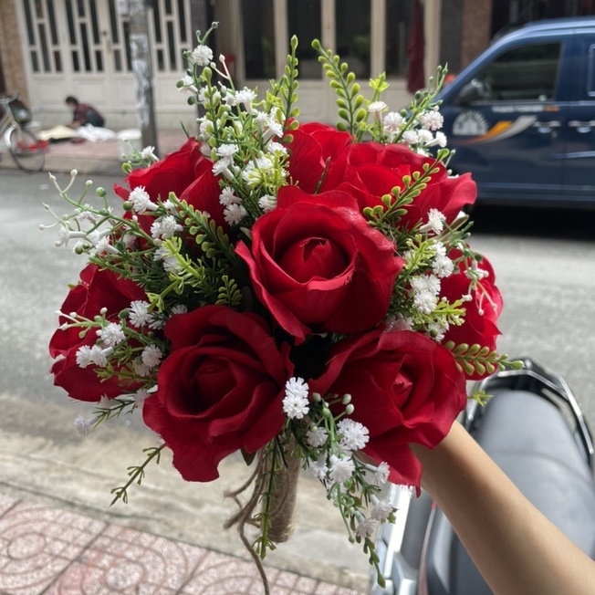 (MỚI) Hoa cưới cầm tay cô dâu cho các Studio chuyên nghiệp mẫu tháng 11-2021 số lượng ít Giangpkc