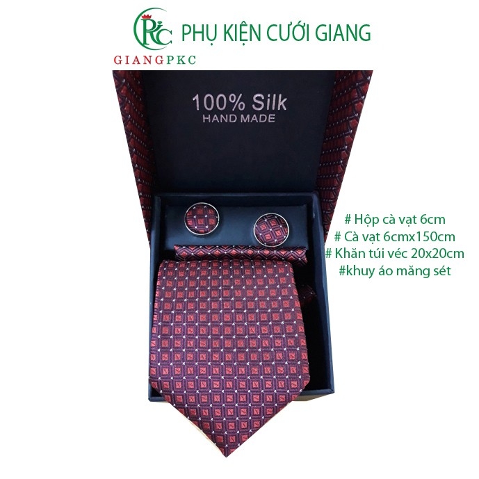[HCM]20 mẫu calavat Thời trang nam phụ kiện nam Cà Vạt nam hộp 6cm tổng hợp các mẫu đẹp bán chạy :nhất tháng 5-2021 Giangpkc Giangpkc