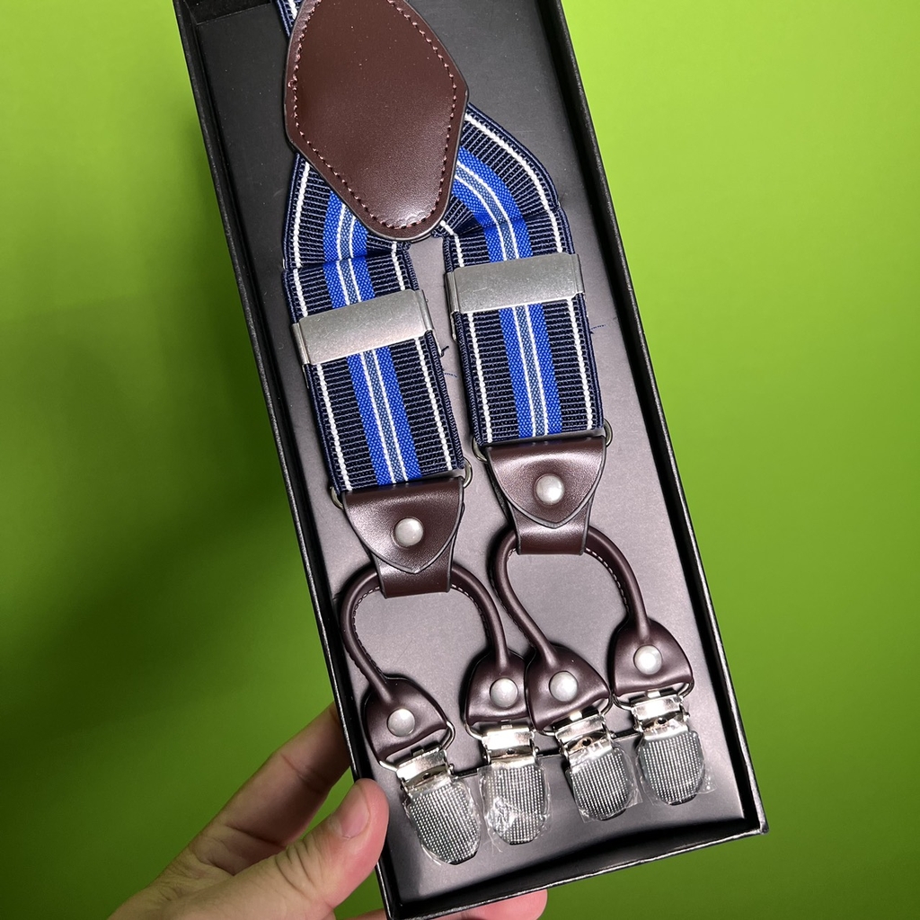 Suspender nam, Dây đai chữ Y bản 3,5cm đai 6 khóa chất liệu cao cấp nhiều mẫu mới TP HCM  giangpkc-phu-kien-thoi-trang