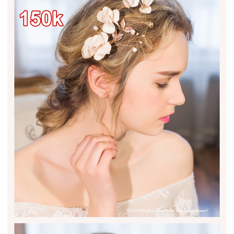 Cài tóc cô dâu cao câp