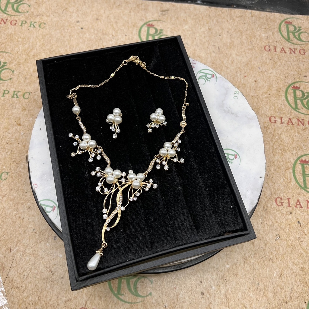Trang sức bộ cô dâu chụp hình ấn tượng mẫu mới nhất mùa cưới 2023 Giangpkc  giangpkc-phu-kien-thoi-trang
