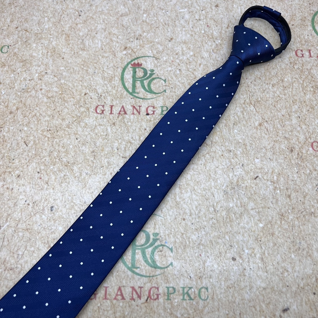 Cà vạt nam thanh niên TP HCM cao cấp 6cm thắt sẵn dây kéo đồng bộ xanh đen đẹp Giangpkc 2022  giangpkc-phu-kien-thoi-trang