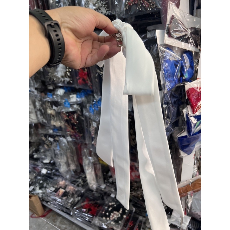 Nơ cài tóc cô dâu dài kiểu dáng mới 2022 hotrend hè Giangpkc