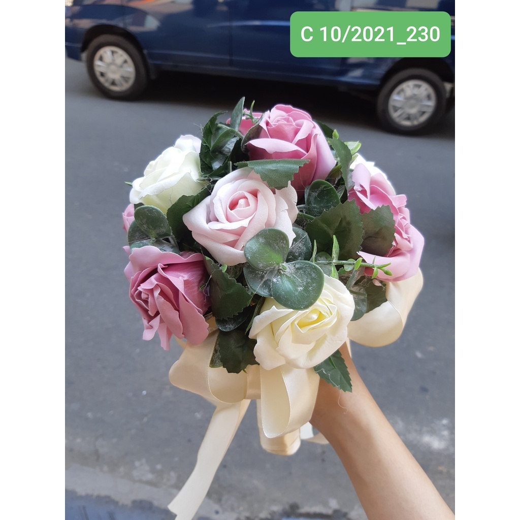 Hoa cầm tay cô dâu hoa cưới cô dâu mẫu mới 6/2020 GiangPKC H001/005