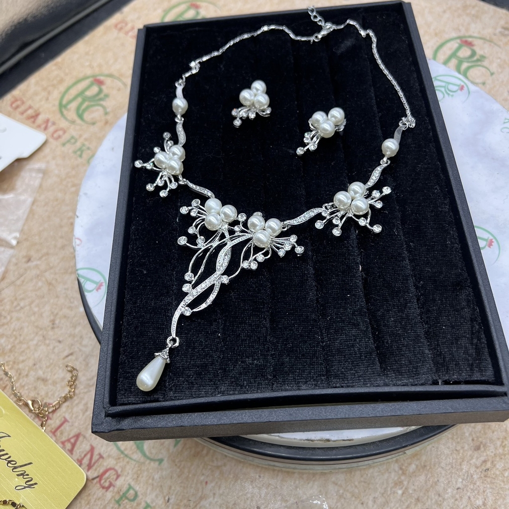 Trang sức bộ cô dâu chụp hình ấn tượng mẫu mới nhất mùa cưới 2023 Giangpkc  giangpkc-phu-kien-thoi-trang