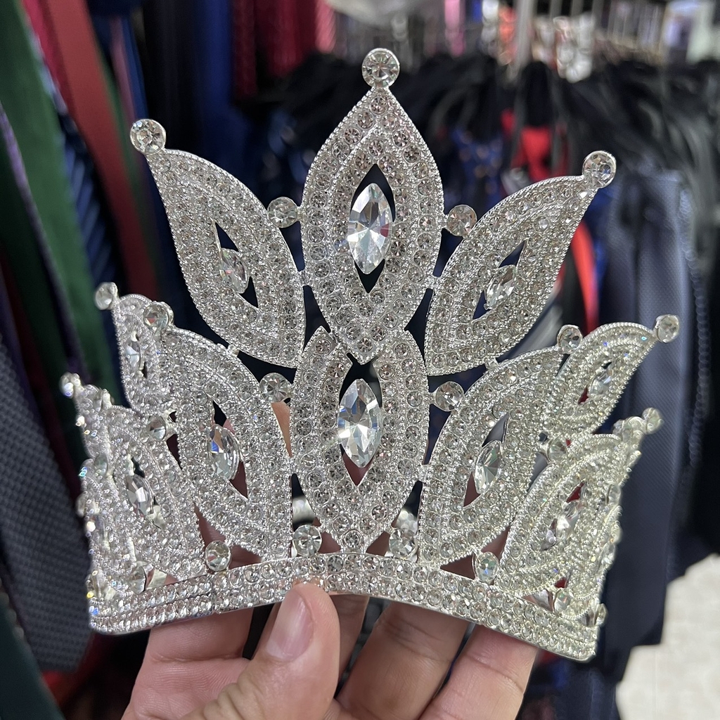 Vương miện Hoa khôi cao 12 cm tròn cả đầu đường kính 14-15 cm SP2222322  Giangpkc giangpkc-phu-kien-thoi-trang