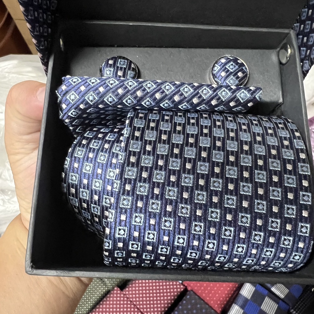 Cavat - Cà vạt nam bản 8 cm hộp quà tặng GiangPKC