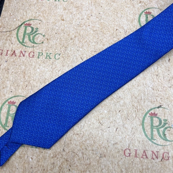 Cà vạt nam màu xanh bích chấm họa tiết xanh bích mới tự thắt 8cm đẹp 2023 Giangpkc